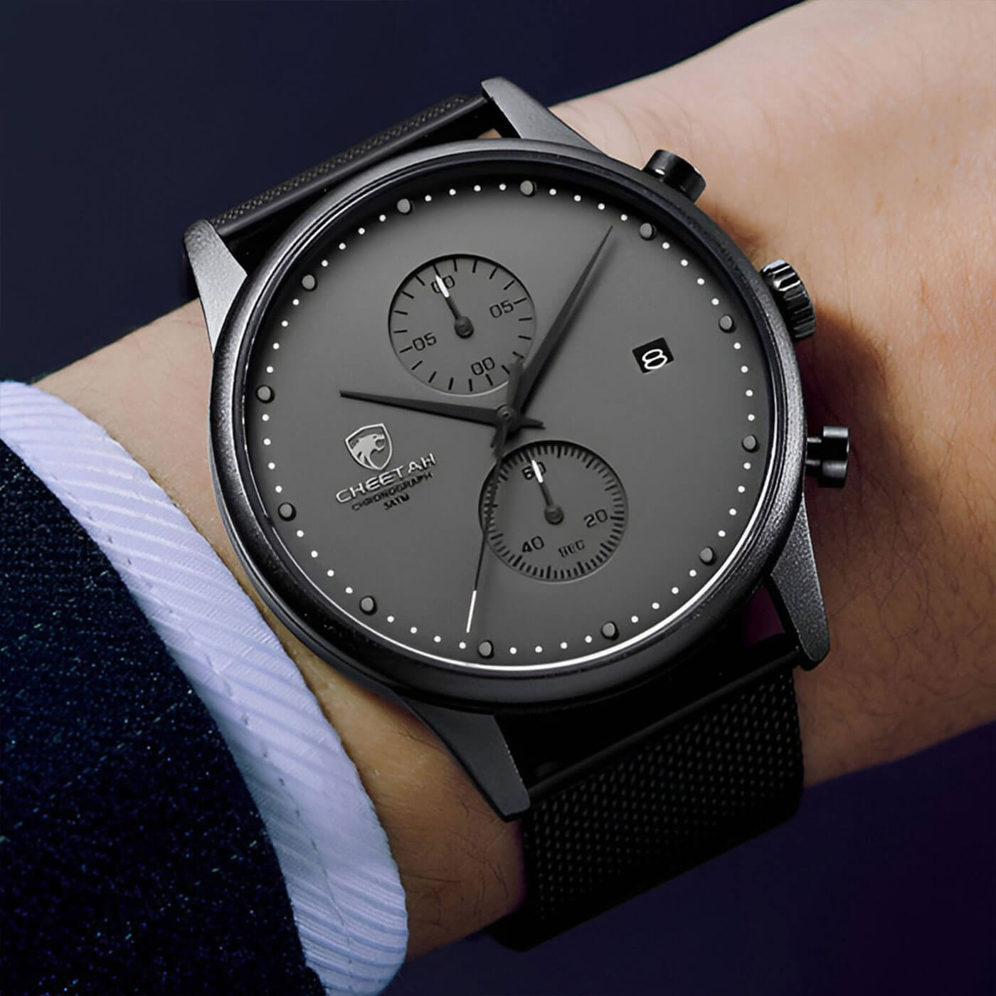 Relógio Masculino Black Cheetah